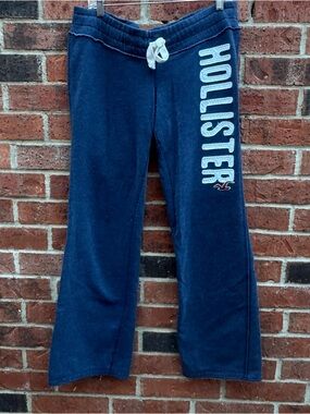 Hollister Womens Navy Logo Sweatpants - M